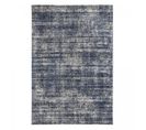 Tapis Kilim 200x290 Clark 12 Bleu, Blanc