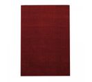 Tapis Chambre 120x170 Tissé Rouge Rectangle Motif Uni Soula