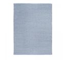 Tapis Chambre 120x170 Tissé En Coton Bleu Rectangle Motif Uni Luv