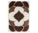 Tapis Salon 70x180 Impnum 31 Marron, Blanc