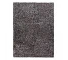 Tapis Poils Longs Shaggy 160x230 Rectangle Tissé Taupe Motif Faux Uni Uni D