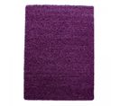 Tapis Poils Longs Shaggy 60x110 Rectangle Tissé Violet Motif Uni Uni L