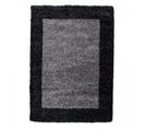 Tapis Shaggy 160x230 Bordure Gris, Anthracite