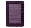 Tapis Shaggy 120x170 Bordure Violet, Pourpre