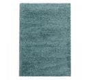 Tapis Poils Longs Shaggy 60x110 Rectangle Tissé Bleu Motif Uni Uni I