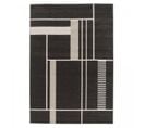 Tapis Salon 200x290 Contemrec Noir, Beige