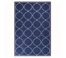 Tapis Extérieur 80x150 Tissé Kilim Bleu Kuma