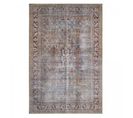 Tapis Chambre 120x170 Tissé Marron Et Gris Rectangle Motif Faux Uni Nikal