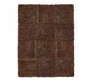 Tapis Shaggy 120x160 Rectangle Tufté Marron Motif Uni Shaggy N