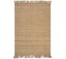 Tapis Jute 120x170 Fait Main Beige Kirloune