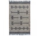 Tapis Jute 160x230 Tlipo Gris, Noir