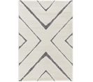 Tapis Salle à Manger 200x290 Tissé Gris Rectangle Motif Uni Araf