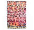 Tapis Extérieur 200x280 Tissé Kilim Rouge Et Orange Ext Fesa