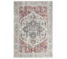 Tapis Orient 80x150 Rectangle Crème Tissé En Coton Motif Classique Tayma