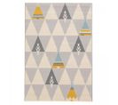 Tapis Enfant 160x230 Lumin 11 Jaune, Écru, Gris