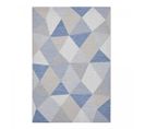 Tapis Exterieur 160x230 Oulence 3 Bleu, Gris