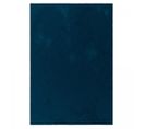 Tapis Salon 120x170 Tissé Bleu Foncé Rectangle Motif Uni Delighta