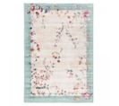 Tapis Salon 120x170 Tissé Rose Et Bleu Rectangle Motif Floral Vivace 7