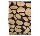 Tapis Jute 160x230 Duskia Beige, Noir