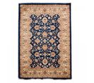 Tapis Orient 120x180 Rectangle Bleu Et Beige Tissé Motifs Orientaux Chobay Af