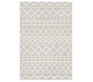 Tapis Salon 160x230 Tissé Crème Rectangle Motif Simple Cerlos