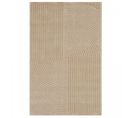 Tapis Salon 120x160 Tissé Beige Rectangle Motif Géométrique Ceroti