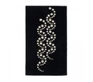 Tapis Salon 90x160 Brido Noir, Blanc