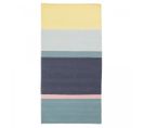 Tapis Salon 80x150 Kolik Bleu, Jaune, Rose