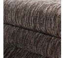 Tapis Chambre 80x250 Tissé Marron Rectangle Motif Uni Sakrda