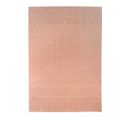 Tapis Salon 120x170 Tissé Rose Rectangle Motif Géométrique Arcrol