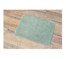 Tapis De Salle De Bain Vert Amande En Microfibre Confort Et Doux 50 X 70 Cm