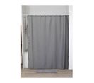 Rideau De Douche Gris Motif Diamants 180 X 200 Cm