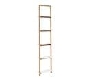 Étagère De Rangement Colonne 5 Etagères En Bambou H 180 Cm