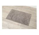 Tapis De Salle De Bain Taupe En Microfibre Chenille 50 X 80 Cm