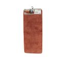 Grand Tapis De Salle De Bain Double Vasque En Microfibre Orange Cuivre 50 X 120 Cm