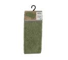 Tapis De Salle De Bain En Polyester Vert Kaki 45 X 75 Cm