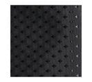 Rideau De Douche Noir Motif Diamants 180 X 200 Cm