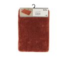 Tapis De Salle De Bain Orange Cuivre En Microfibre Confort Et Doux 50 X 70 Cm