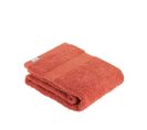 Serviette De Toilette Tissu Éponge 100% Coton Terracotta 50 X 90 Cm