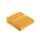 Serviette De Toilette Tissu Éponge 100% Coton Jaune Moutarde 50 X 90 Cm