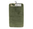 Tapis De Salle De Bain Vert Kaki En Microfibre Confort Et Doux 45 X 75 Cm