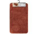 Tapis De Salle De Bain Terracotta En Microfibre Confort Et Doux 45 X 75 Cm