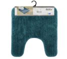 Tapis Contour Wc En Microfibre Bleu Canard 45 X 50 Cm