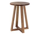 Tabouret De Salle De Bain En Bois D'acacia H 43 Cm