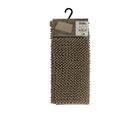 Tapis De Salle De Bain Marron En Microfibre Boules Taupe 50 X 80 Cm