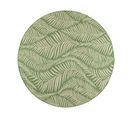 Tapis Extérieur Rond - 200cm - Vert - 100% Polypropylène Résistant Aux Uv - 800gr/m2 - 192 000 Poin