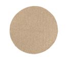 Tapis Extérieur Rond - 120cm - Naturel - 100% Polypropylène Résistant Aux Uv - 1400 Gr/m2 - Lys