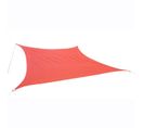 Voile D'ombrage En Toile Sol Rouge Brique