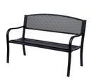 Banc De Jardin Elegance 3 Places Noir