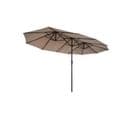 Parasol De Jardin XXL Safari Marron